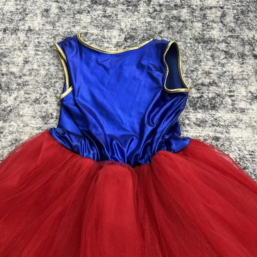 Superman Superwomen Dress Tutu Costume NO CAPE Girl (Size XL 14-16?) Supergirl‎